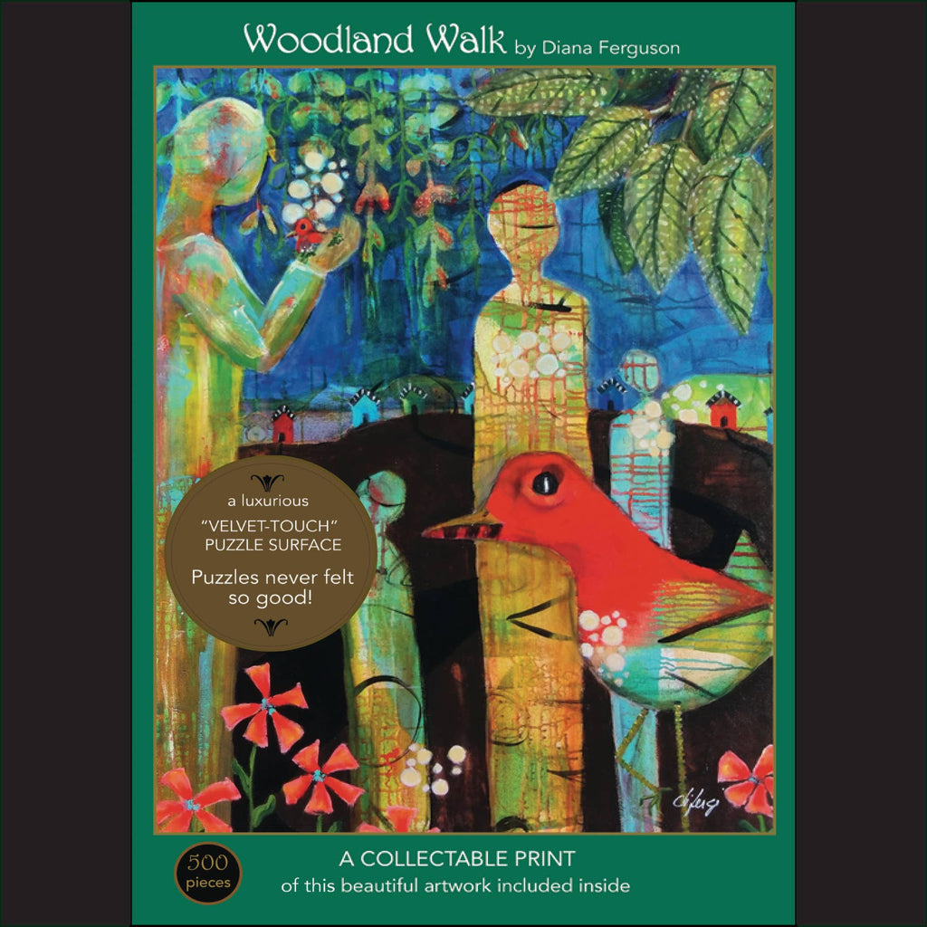 Woodland Walk; 500-Piece Velvet-Touch, Jigsaw Puzzle