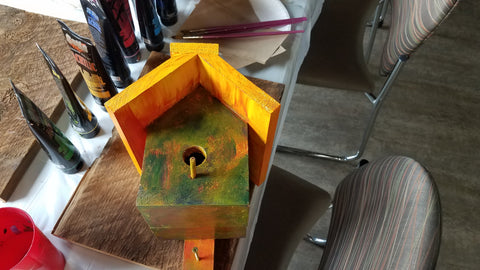For the Birds! Birdhouse Painting Project