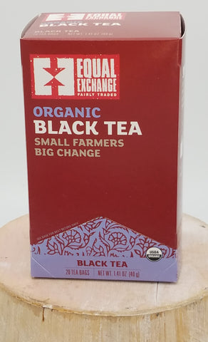 Black Tea, Organic, Fair Trade.