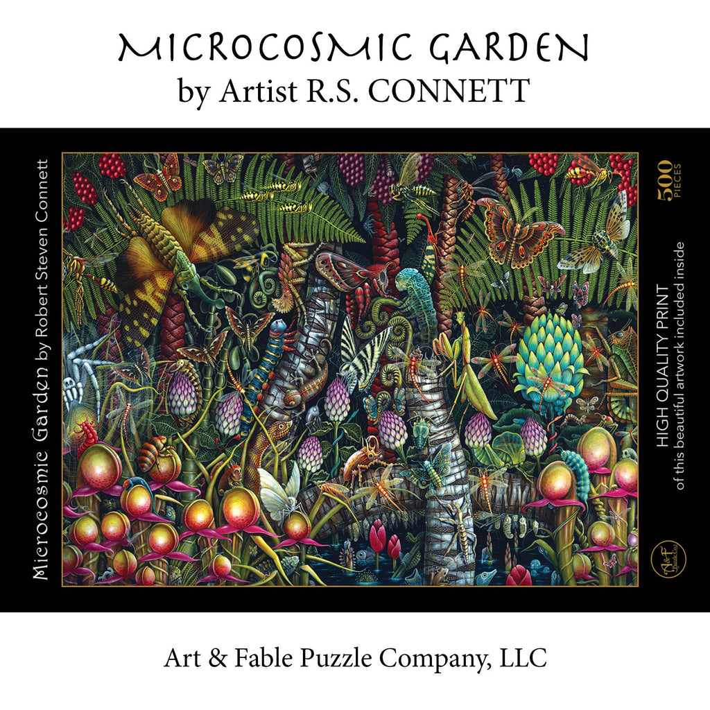 Microcosmic Garden; 500-pc "Velvet-Touch" Jigsaw Puzzle