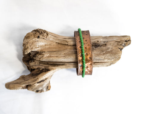 Patterned Copper Bracelet