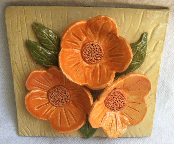 Decorative Clay Relief Tile