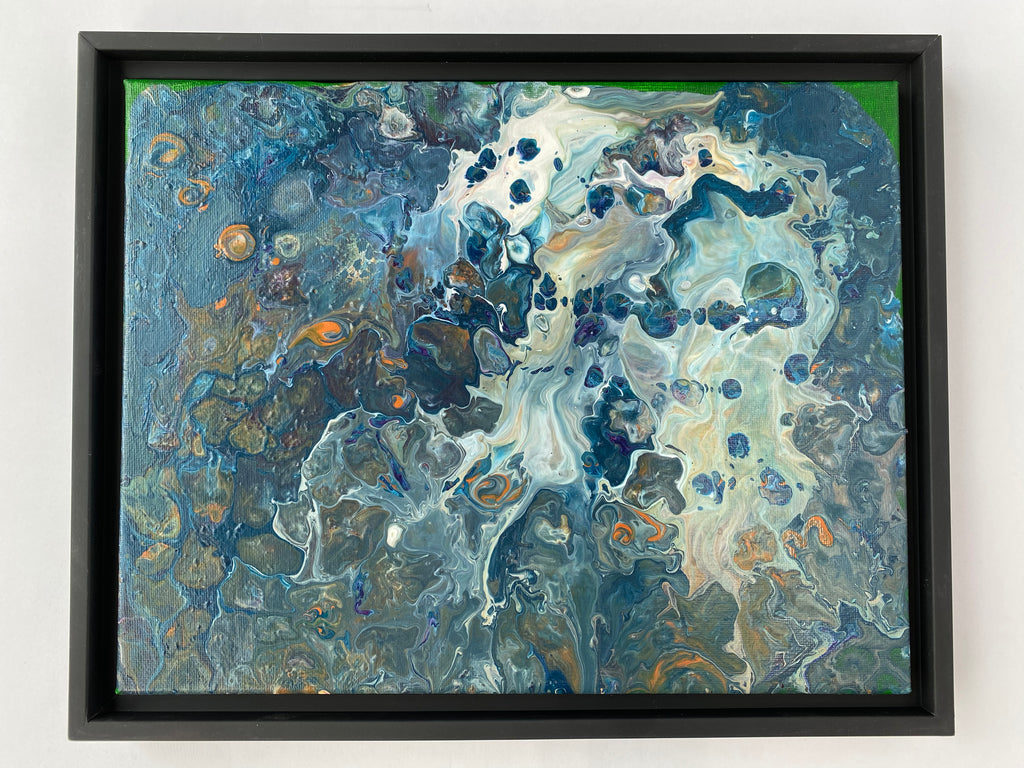 "Glacial Drift" - Acrylic abstract original painting