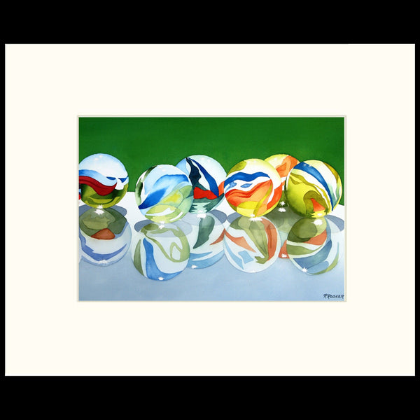 Marbles on Glass