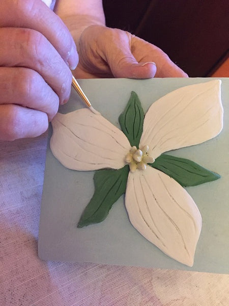 Decorative Clay Relief Tile